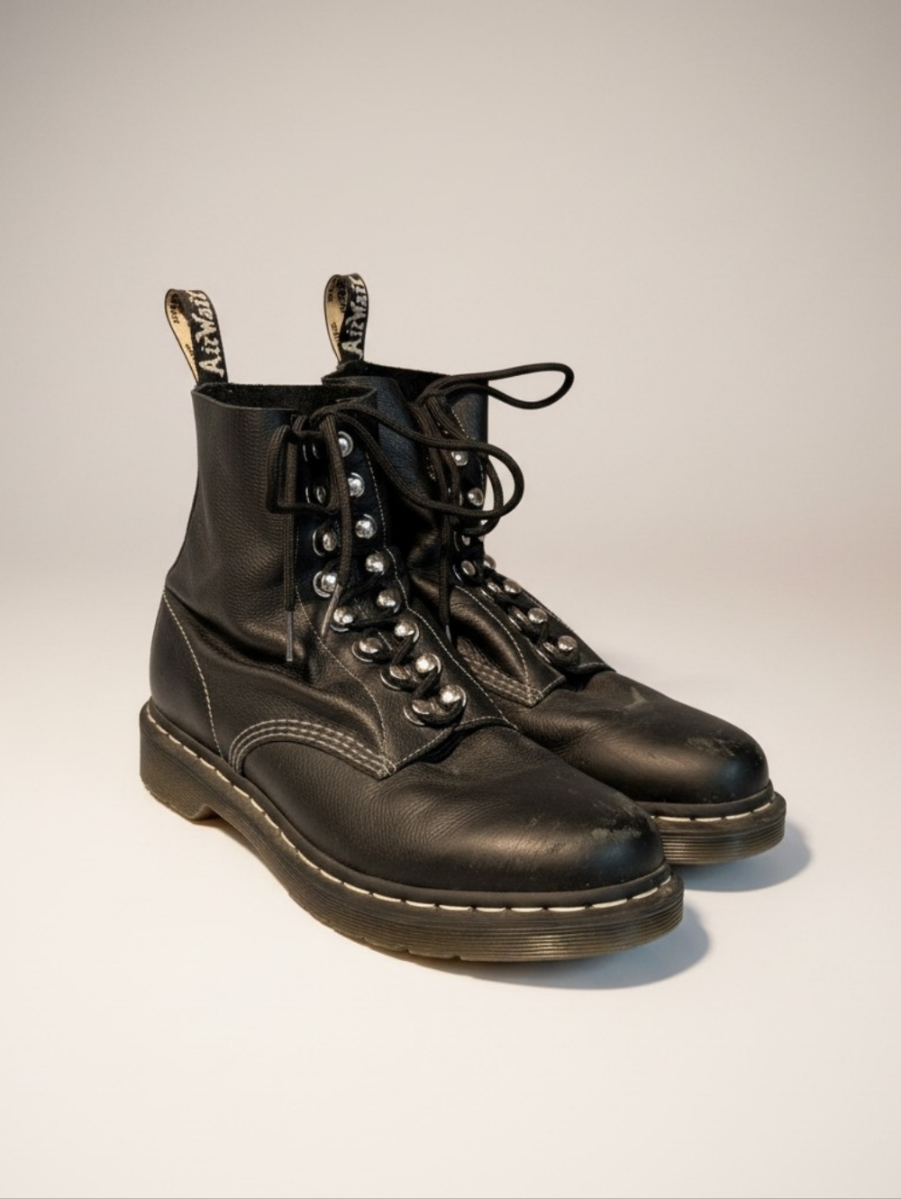Dr. Martens 1460 Pascal Hardware Boots Black US 10
